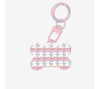 Spring is in The Air Printing 1 Pc Dog Bone Shape Id Tags Double Sided with Key Ring Craft for Pets