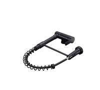 Spring Kitchen Tap with Spray Head Folding Kitchen Mixer Tap Black 3 Mode 360° Swivel Sink Mixer Taps Stainless Steel(Black)