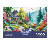 Spring LandscapeHerculean Jigsaw Puzzles for Adults A 1000-Piece (Advanced) Epic of Impossible, Hard, And Difficult Challenging Puzzle Games - The Supreme Gift for Puzzle-Loving Adults And Kids Age 1
