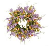 Spring Lavender Wreath 40cm for Entryway Balcony Display