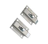Spring-Loaded Automatic Surface-Mounted Door Bolt for Industrial Equipment 304 Stainless Steel Latch Bolt 1pcs(Front-304 SS)
