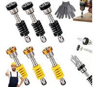Spring-Loaded Bit Holder Magnetic Quick Release for Power Drills (6-Mix)