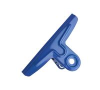 Spring-Loaded Document Clip with a Wide, Navy Blue | Wide Jaw Design for Grouping Documents, Spring Closure Across Paper Edges, Single Clip for Routine Page Handling