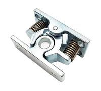 Spring Loaded Door Easy Lock Stop Catch Release Clamp Double Roller Catch, 1Pcs glrovazas Silver Zinc Alloy Double Roller Buckle, with Screws (mp-3)