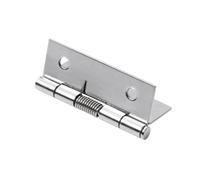 Spring Loaded Door Hinge: 10CM Stainless Steel Adjustable Hinges, Strong Load Capacity, Door Closer | Perfect For Bedroom Interior Closer, Automatic Door