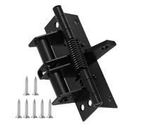 Spring Loaded Door Hinges - Positioning Door Closer - Hinges Closer 4 Inches Adjustable Spring Heavy Duty for Doors Interior Home