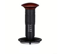 Spring Loaded Espresso Tamper with Ripple Base for Uniform Compaction and Magnetic Feature for Neat Workspace, Size Options Include 51mm, 53mm, and 58mm (51mm)
