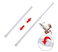 Spring Loaded Extendable Telescopic Net Voile Tension Curtain Rail Pole Net Rods