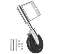 Spring Loaded Gate Caster Replacement Garden Wheel Wear Resistant Spring Shock Absorption Enduring Heavy Duty for Outdoor Wooden Fence