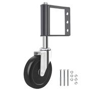 Spring Loaded Gate Caster Replacement Garden Wheel Wear Resistant Spring Shock Absorption Enduring Heavy Duty for Outdoor Wooden Fence