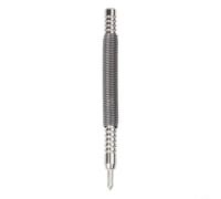 Spring Loaded Hammerless Center Punch Nail Set, Heavy Duty Hard Steel Automatic Marking Tool with 3500 lbs Striking for Woodwork, Metal, Door Hinge Pin(C)