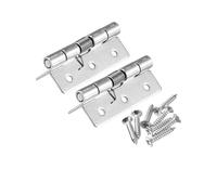 Spring Loaded Hinges 2pcs Self Closing Spring Door Hinge Stainless Steel Hardware 1/1.5/2/2.5Inch Spring Loaded Hinges for Windows Cabinets Jewelry(1.5 inch)