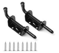 Spring Loaded Latch 10pcs 304 Stainless Steel Heavy Duty Latch Pin Sliding Barrel Bolt Spring Loaded Door Lock for Yard Gate Shed Door