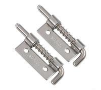 Spring Loaded Latch for Doors, Cabinets & Interior Applications - 304 Stainless Steel Security Bolt Latch, Child-Safe and Pet-Proof Door Closure, Bathroom, Garden,(S Right)