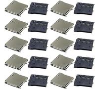 Spring Loaded Push/Push Micro SD Transflash Memory Card Socket Slot 20Pack