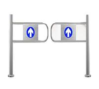 Spring-Loaded Safety Swing Gate - Automatic Closing 1-Way Door for Hallways, Libraries & Malls, 50-100cm, Ideal for Secure Entrances & Exits