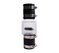 Spring Loaded Sewage Check Valve 1.5 Inch Silent Flap Non Return Valve ABS Plastic for Drain Systems