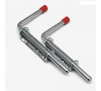Spring Loaded Shoot Bolts 16MM X 265MM (Zinc Plated Drop Bolt Stable Door) (Pack of 2)