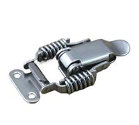 Spring Loaded Toggle Latch 10pcs 304 Stainless Steel Double Spring Latch for Tool Box