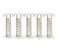 Spring Lock Hooks Silver/Gold 304 Stainless Steel 12x2.5cm 5 pcs Mini Windproof