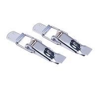 Spring Lock， Toggle Catch,Spring Loaded Toggle Latch, Hasp Heavy Duty,2pcs Metal Draw