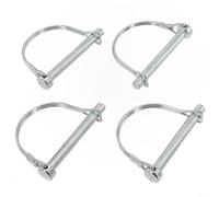 Spring Locking for hitch Pin 8mm Diameter Rust Resistant Spring | 8mm diameter, 70mm length, D-shape clip, steel construction, secure towing lock