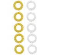 Spring Massage Rings Portable Exerciser for Hand Therapy Grip Strength Improvement Joint Exercise Circulation Support Multi-pack Office