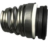 Spring Mechanical Seal Shaft, Water Pump Shaft Mechanical Seal Single Coil Spring 155 Series SiC-SiC-FKM 10-45mm 1pc