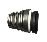 Spring Mechanical Seal Shaft, Water Pump Shaft Seal 155 Series SiC-SiC-FKM 10-45mm Mechanical 1pc(21MM)