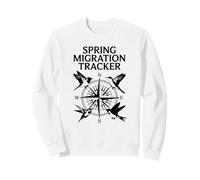 Spring Migration Tracker Birdwatching Nerd Sweatshirt