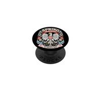 Spring Mischief Dyngus Day Polish Eagle Graphic Crowned PopSockets Adhesive PopGrip
