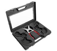 Spring Miter Clamp 25 Piece Set with 24 Assorted Size Spring Clamps and 1 Easy to Load Spring Tensioned Pliers for Woodworking Frames, Moulding and 45 Degree Corner Clamping