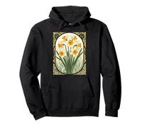 Spring Motif Daffodil March Birthflower Pullover Hoodie