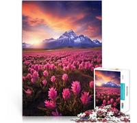 Spring Mountains Poster Jigsaw Puzzles for Adults 1000 Piece Challenging Game Toys for is ideal as a gift for the whole family 38x26cm