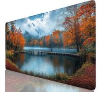 Spring Mouse Mat 20.5x9.8x0.12 inches XXL Gaming Mouse Pad Landscape Desk Mat, Desk Accessories with Non-Slip Base and Stitched Edge, Improved Precision and Speed Mousepad for PC Laptop, Office Y8-694