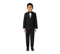 Spring Notion Big Boys' Modern Fit Tuxedo, No Tail - Black - 4 Years
