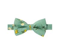 Spring Notion Boy's Cotton Floral Print Pre-tied Bow Ties, 72-green Yellow, Medium
