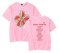 Spring Olivia Dean T-Shirt Hip Hop 2D Print Short Sleeve T-Shirt Streetwear Summer Harajuku Tops for Men Women(XS-3XL)(2,M)