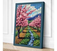 Spring Orchard in Bloom Canvas Wall Art Print 24x16 Inch (61 x 41 cm)