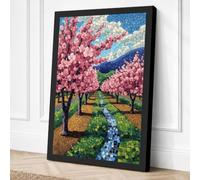 Spring Orchard in Bloom Canvas Wall Art Print 30x20 Inch (76 x 51 cm)