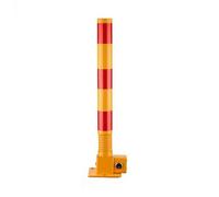 Spring Parking Bollards, Parking Post with Lock, Car Park Driveway Guard Saver, for Private Pesidence, Garage, Shopping Mall(Yellow)