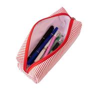 Spring Pencil Pocket - Cute Pencil Case With Large Capacity Organization With Zipper For Preschool Lessons Office Office Draws Student, Red, Se référer au descriptif, Refer to description