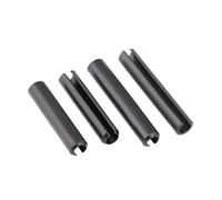 Spring Pins M1.5-M4 Cylindrical Elastic Open Dowel Pins Roll Pin Slotted Split Tension Pins Black Zinc Carbon Steel GB879(M3x20(20pcs))