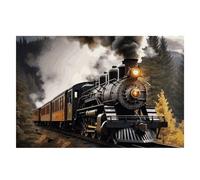 Spring Place Mats Set 30x45cm Steam Train Decorative Summer Decor Placemats Rectangle Spring Table Mats for Party Home Kitchen Dining Table Decoration