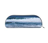 Spring Plum Floral Print Cosmetic Bags For Women,Receive Bag Makeup Bag Travel Storage Bag Toiletry Bags Pencil Case, Serene Coastal, One Size