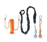 Spring Pole Dog Rope Toy - Dog Rope Toy Pull and Tug Chew Toy Cotton Dog Tree Tug Toy Bite Resistant Spring Bar for Dogs Spring Rod Dog Rope for Outdoor Camping and I, Black, see description, See