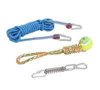 Spring Pole Dog Rope Toys Interactive Bungee Tug Toy for Large Dogs 16.4ft for Outdoor Activities
