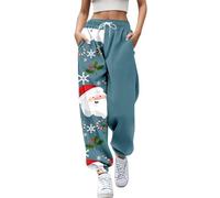 Spring Pumpkin Halloween Sweatpants Sports Trousers with Bottom Print Pockets Jogging Pants Gym High Waist Casual Trousers, Blu-f, XXL