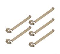 Spring Push Plate For Geberit Cisterns, Metal, 38 × 5 mm, Gold - Pack of 5 (Compatible with Models 127,000, 130,000, 140,300)