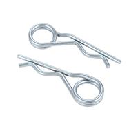 Spring R Pins Cotter R-Shaped Cotter Pin, 20-1pcs Double Ring Cotter Pin R-clips Spring Steel Retaining 50-160mm(5x115mm 2pcs)